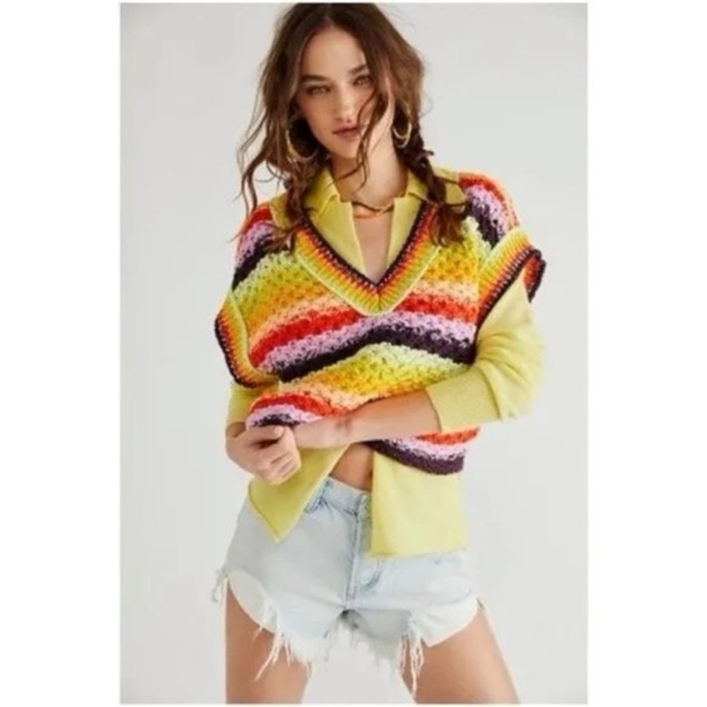 Free People Summer Daze Sweater Vest